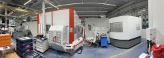 2 x 5-axis machining centres with loading robot HERMLE C 42 U