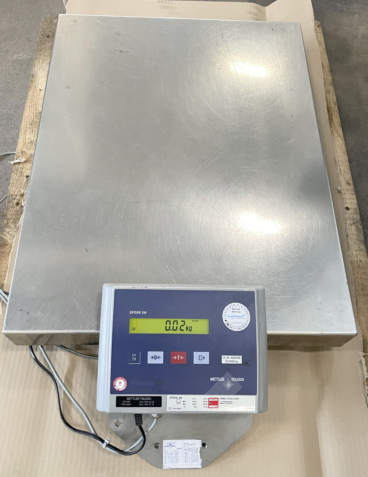 Bilancia Industriale Mettler Toledo Spider 1-150XL/M – 150kg Max Con Alimentatore